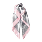 Foulard cheveux bohème rose